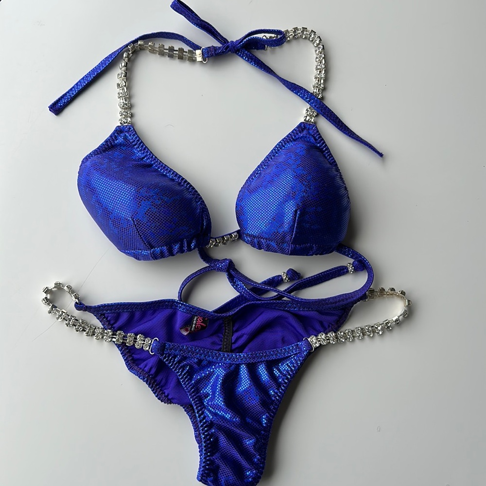 Saleyla Royal Blue Competition bikini sz xs